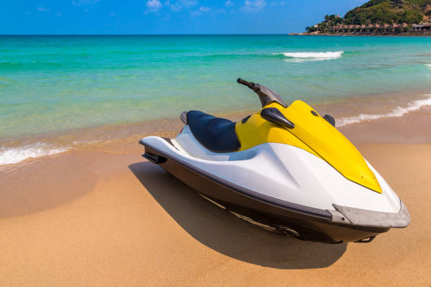 istock Jetski on Chaweng Noi Beach at Samui 1346285340