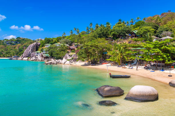istock Taa Toh beach at Koh Tao island 1346287087