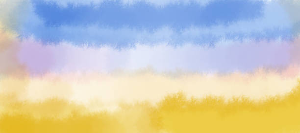 Abstract colorful watercolor for background. Pastel mesh background,Panorama stock photo