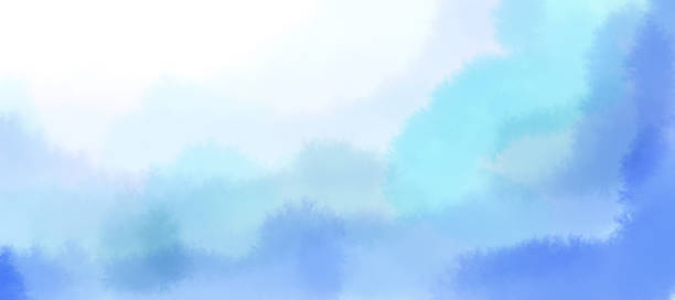 istock Abstract colorful watercolor for background. Pastel mesh background,Panorama 1346292201