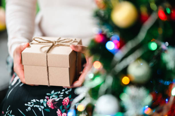istock gift box for Christmas and Newyear holiday background 1346293017