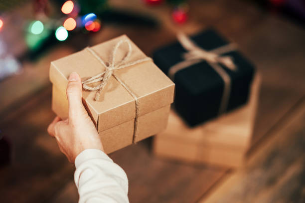 istock gift box for Christmas and Newyear holiday background 1346293106