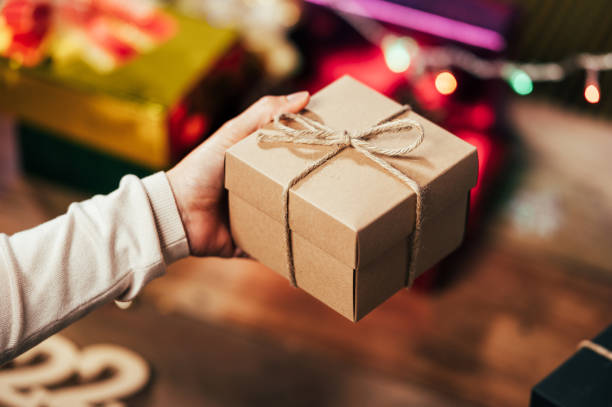 istock gift box for Christmas and Newyear holiday background 1346293109
