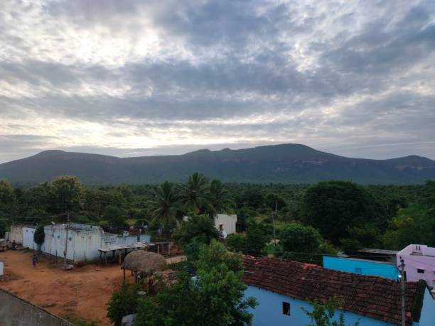 Rural area and mountains