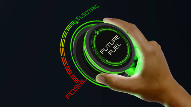 Electric Fuel Concept stock photo