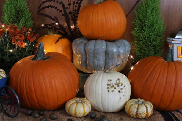 istock Outdoor decorations for autumn season 1346295514