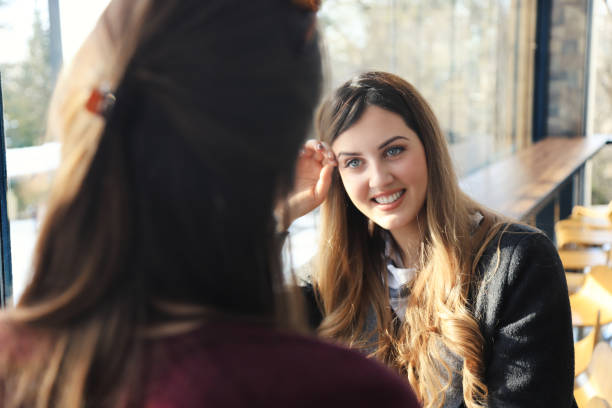 istock Women in a cafe 1346298503