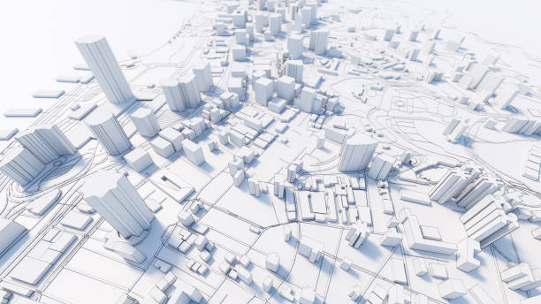 istock 3d downtown white business downtown 1346301756