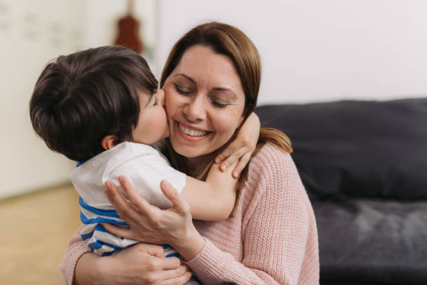 istock mother and her son at home 1346303024