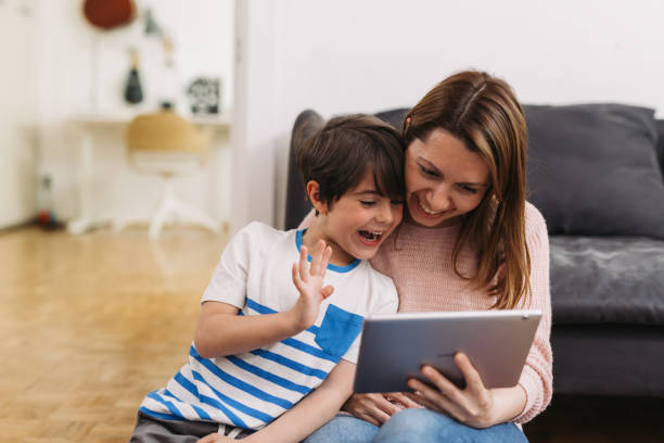 istock mother and her son at home 1346303094