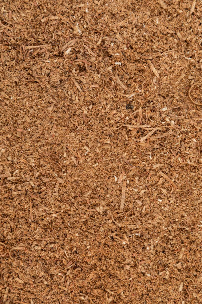 istock Sawdust texture for background. Wood production 1346304195