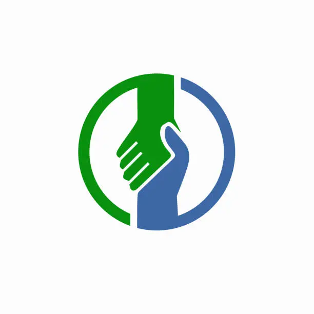 Vector illustration of Helping hand icon. File Type - EPS 10