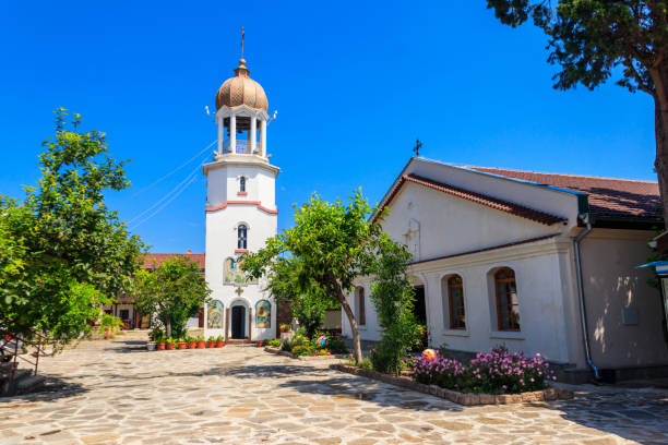Monastery of St. George in Pomorie, Bulgaria Monastery of St. George in Pomorie, Bulgaria pomorie stock pictures, royalty-free photos & images