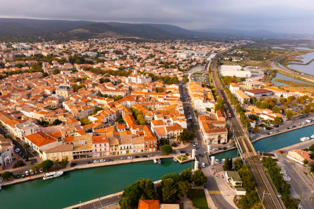 istock Townscape of Frontignan, France 1346311064