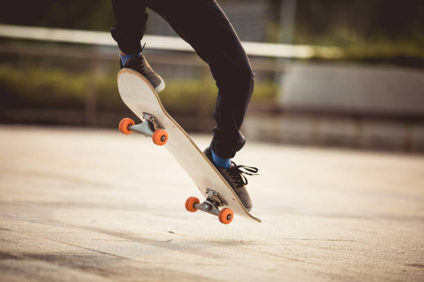 istock Skateboarder skateboarding outdoors in city 1346312563