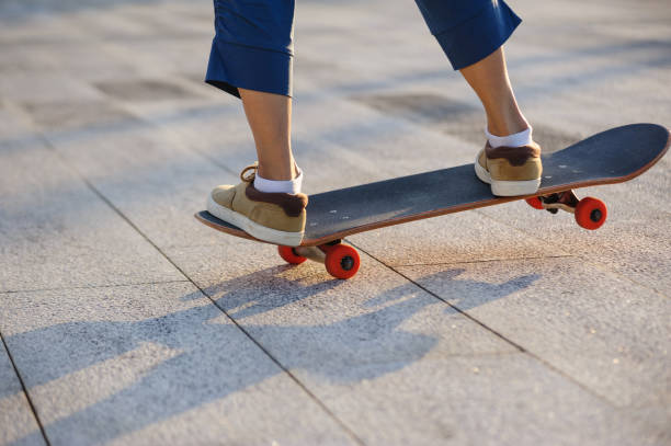 istock Skateboarder skateboarding outdoors in city 1346312942