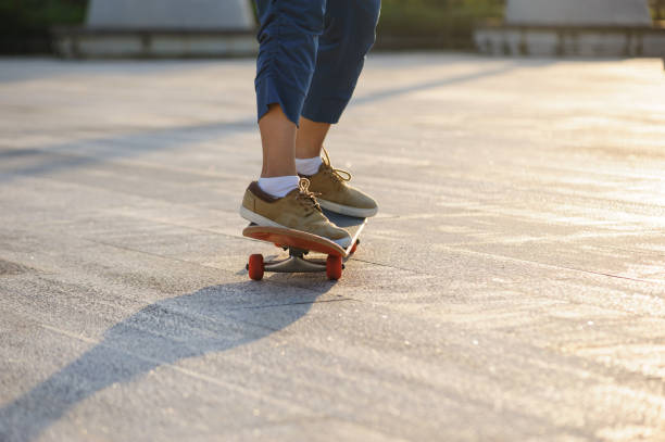 istock Skateboarder skateboarding outdoors in city 1346313174