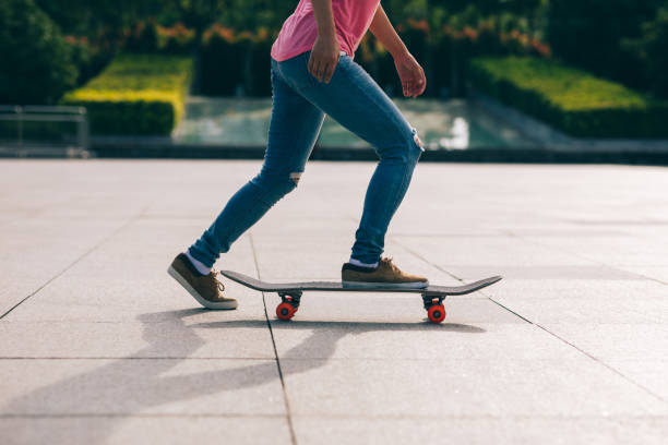 istock Skateboarder skateboarding outdoors in city 1346313606