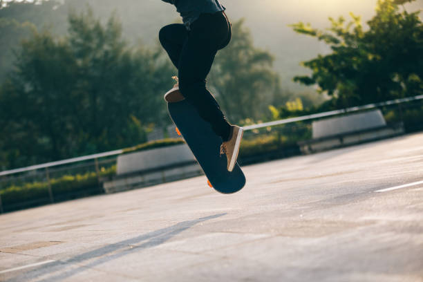 istock Skateboarder skateboarding outdoors in city 1346316739