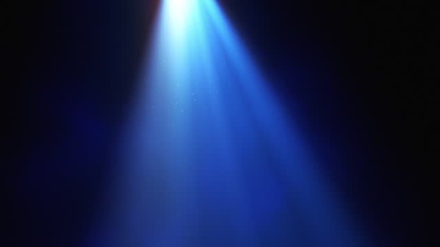 Blue light beam animation
