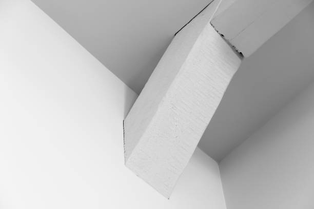 istock White ceiling, walls and wooden girders 1346334918