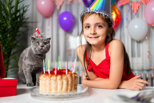 Birthday party with pet