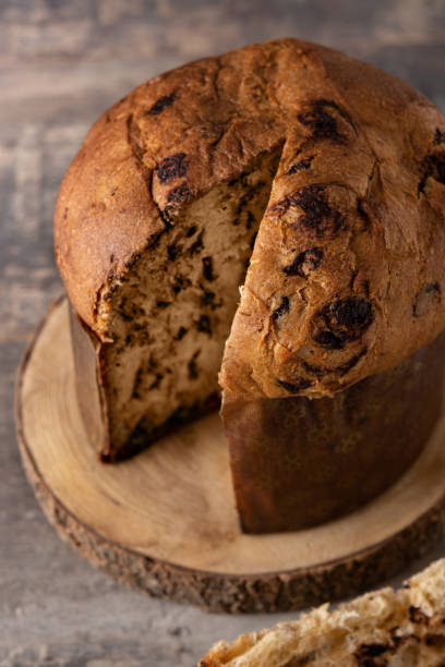 istock Traditional Italian panettone for Christmas 1346340675
