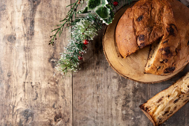 istock Traditional Italian panettone for Christmas 1346340704