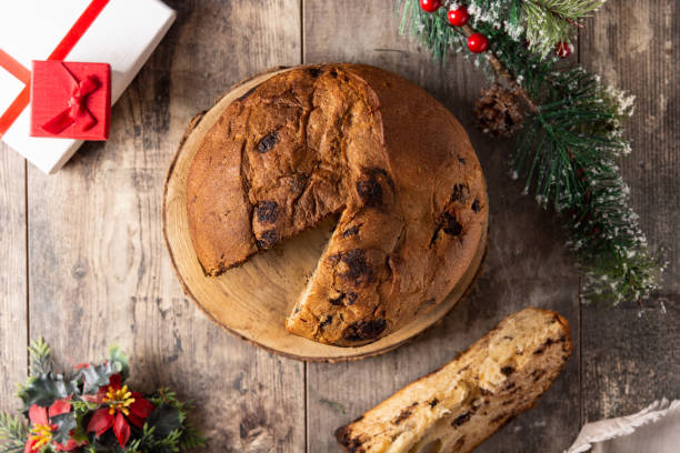 istock Traditional Italian panettone for Christmas 1346340718