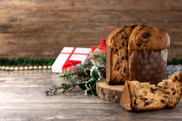 istock Traditional Italian panettone for Christmas 1346340805