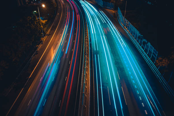 istock A view of Light trails on a highway 1346340903