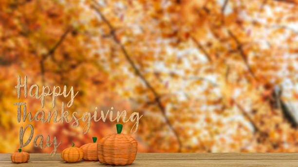 istock pumpkin in autumn season for thanksgiving concept 3d rendering 1346341502