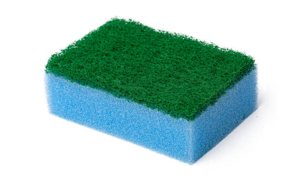 istock Sponge for dish cleaning isolated on white background 1346346659