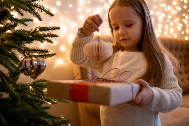 istock Little one and Christmas magic 1346347713