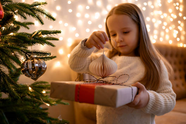 istock Little one and Christmas magic 1346348078