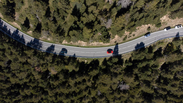 istock Looking straight down on a mountain in the Pyrenees in Andorra 1346350890