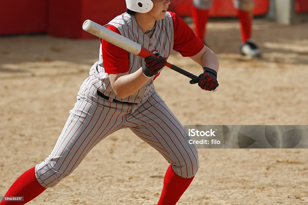 Zum Baseballschlag Bunt - Lizenzfrei Softball - Sport Stock-Foto