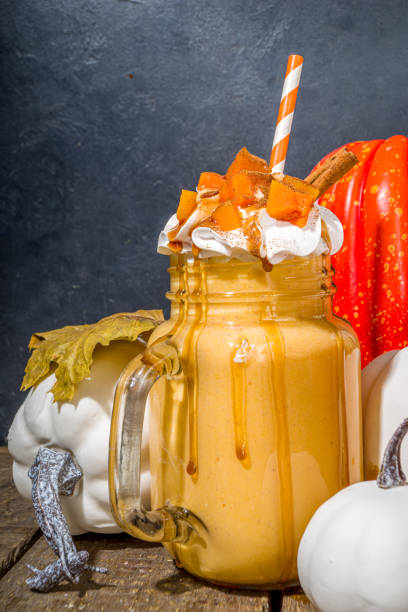 istock Apple, pumpkin and pecan pie smoothie 1346357224