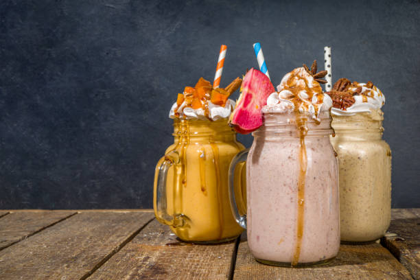 istock Apple, pumpkin and pecan pie smoothie 1346357234