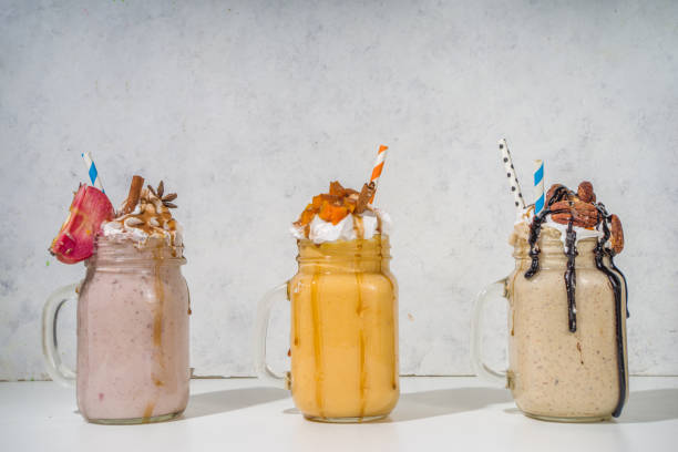 istock Apple, pumpkin and pecan pie smoothie 1346357371