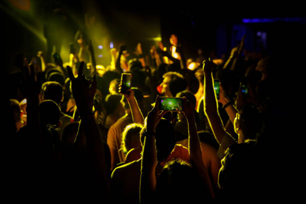 istock Smartphones on a music concert. 1346361153