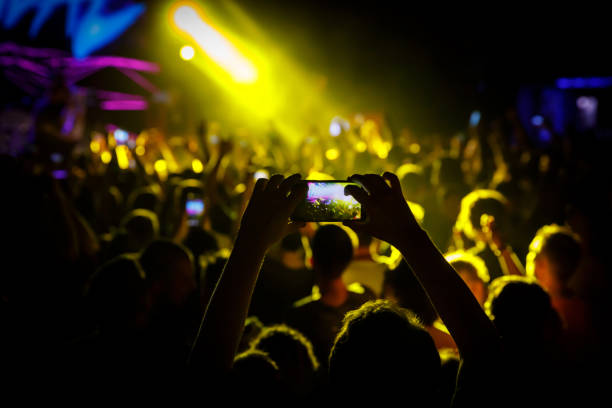 istock Smartphones on a music concert. 1346361163