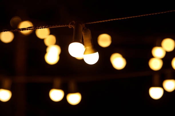 istock The chain of light bulbs at event. 1346361226