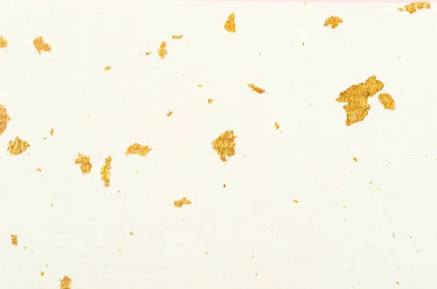 Photo of Paper with gold sheet texture