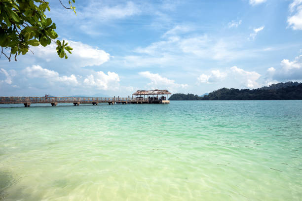 istock Jetty at Wet Rice Island, Langkawi, Malaysia 1346367089