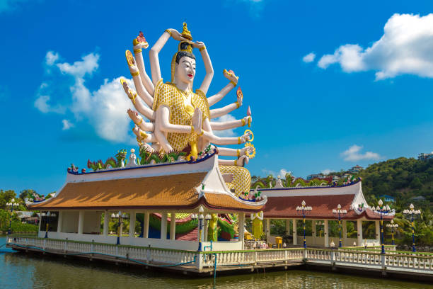 istock Statue of Shiva at Samui, Thailand 1346367174