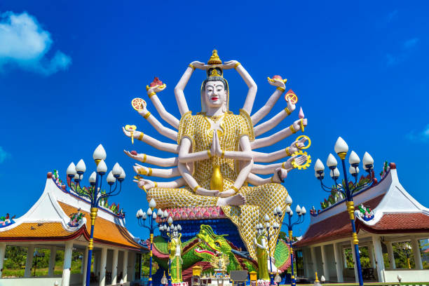 istock Statue of Shiva at Samui, Thailand 1346368521