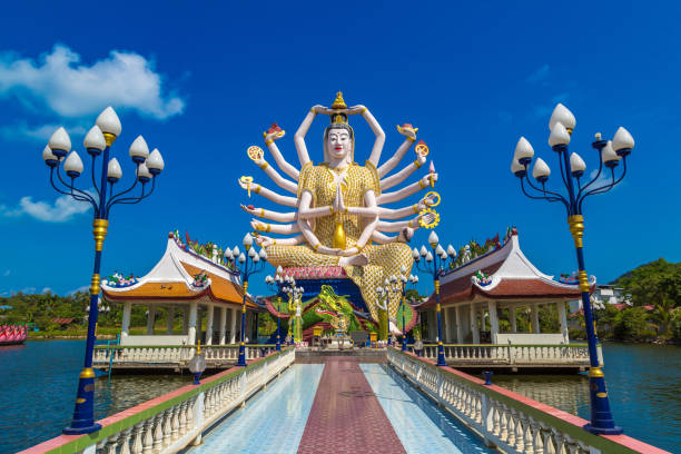 istock Statue of Shiva at Samui, Thailand 1346368643