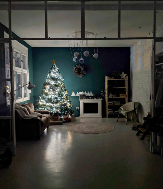 istock Christmas living room decor 1346370962