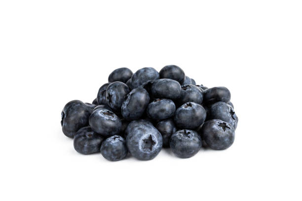 istock a bunch of blueberries, isolated on white 1346371368